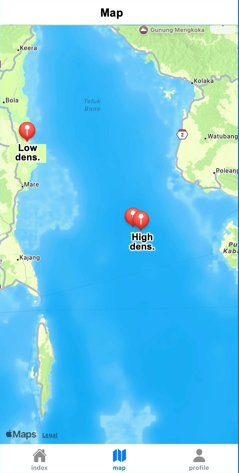Blu IQ Mobile map showing FAD locations